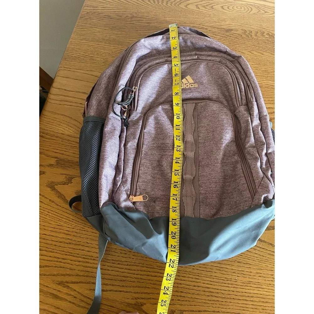 Adidas Rose Gold Gray Prime Backpack